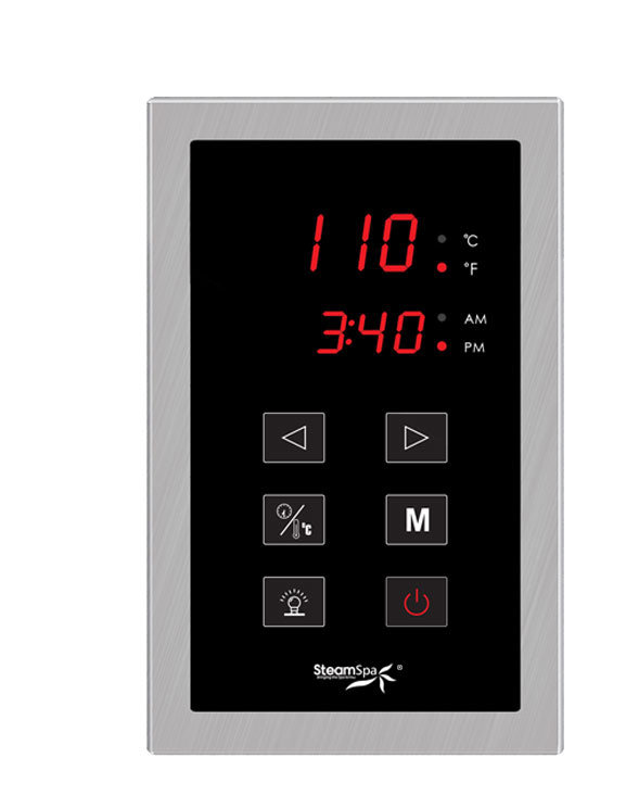 Indulgence 4.5 Steam Generator Package, Brushed Nickel