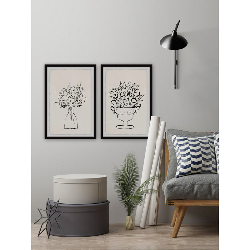 Agneda Freshly Picked by Marmont Hill - 2 Piece Single Picture Frame Painting Set, 45cm H x 38cm W x 3.81cm D