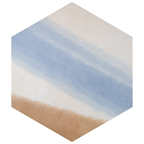 Zahara Hex 9" x 10 Porcelain Wall & Floor Tile
