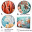 Ensemble de décorations murales corail sous-marin Gorgonacées-107734804-107734809