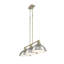 Luminaire suspendu linéaire 3 lumières Laramy-107150101-107150102