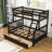 Desmona Twin Over Full Bunk Bed with Built-In Ladder-1842408480