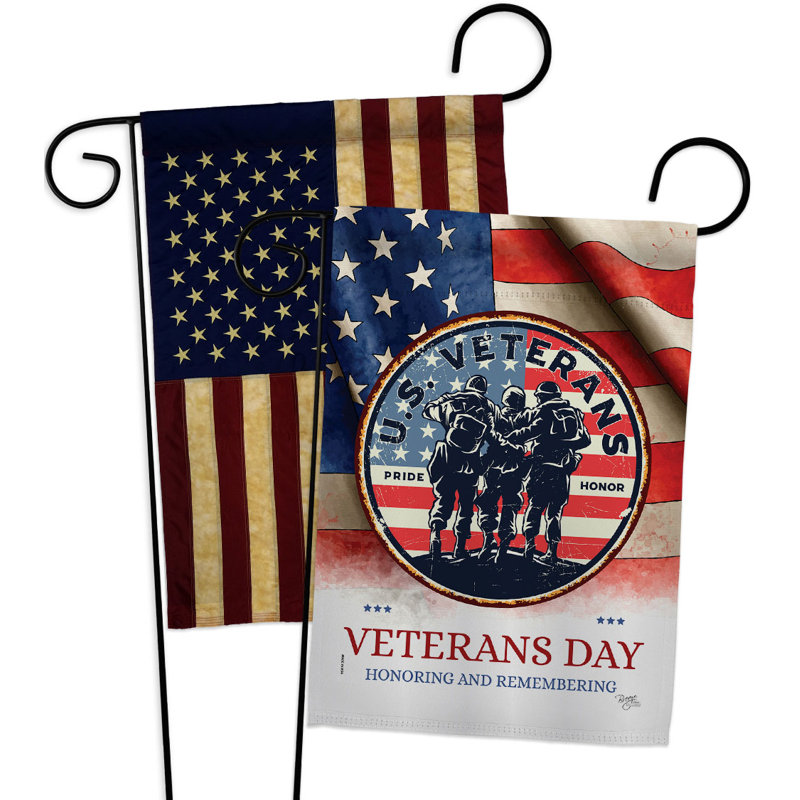 Double Sided 18.5'' H x 13'' W Polyester Garden Flag