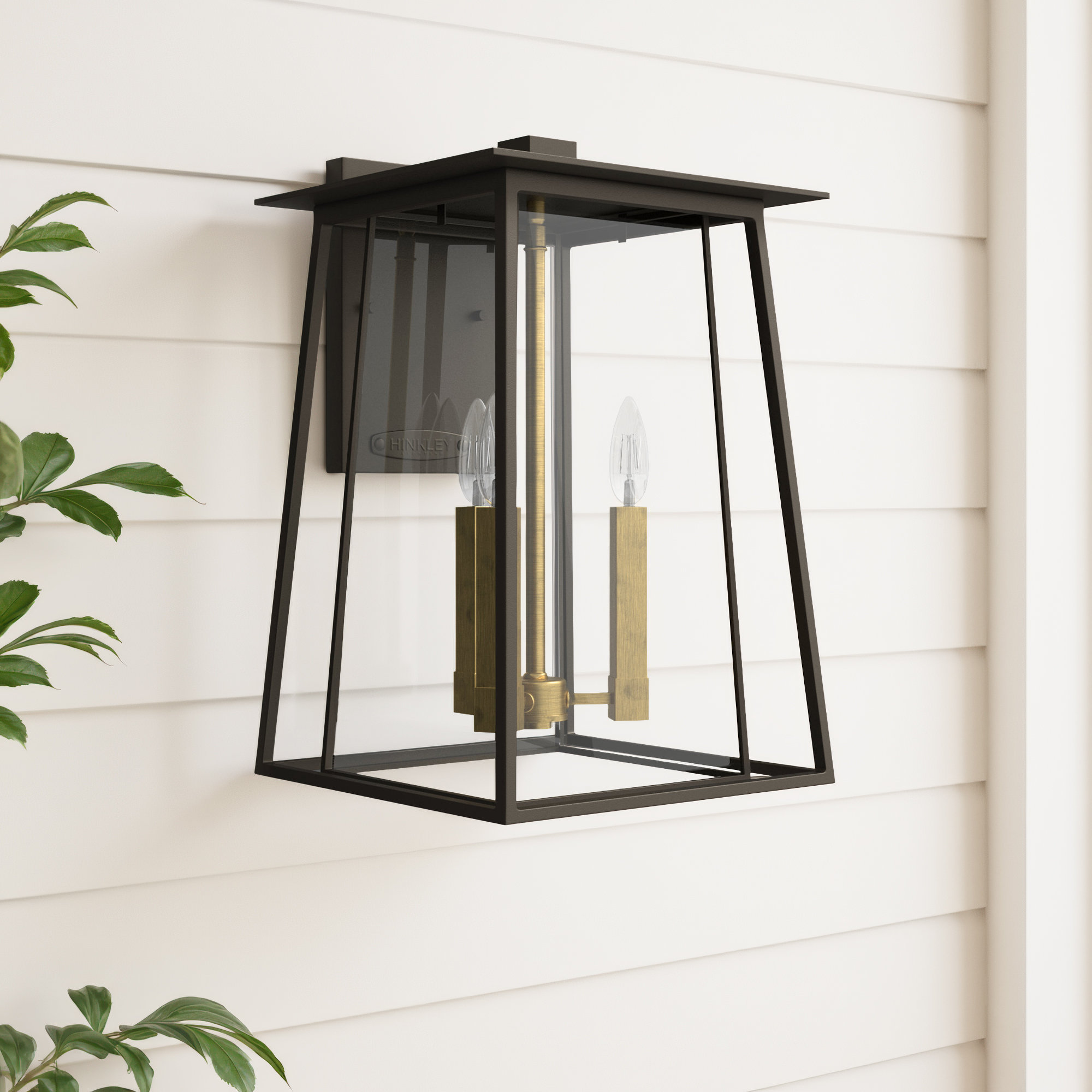 3 Light Bell Outdoor Wall Light
