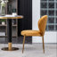 Chaise de salle à manger en velours-1456074694