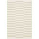 Ilona Striped Hand Loomed Cotton Area Rug in Ivory/Light Gray