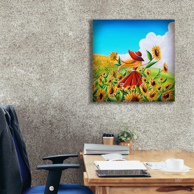 Rosalind Wheeler 'Dream Chaser' by Cindy Thornton, Canvas Wall Art, 26" H x 26" W x 1.5" D