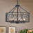 8 - Light Dimmable Drum Chandelier