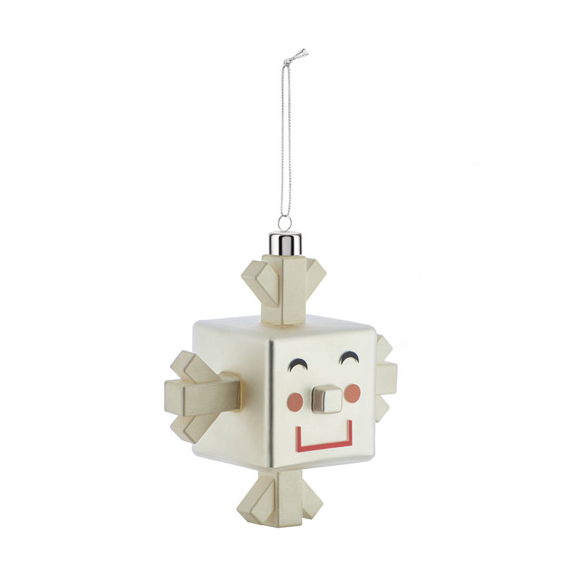 Le Palle Quadrate 4.02'' Glass Novelty & Humor Hanging Figurine Ornament