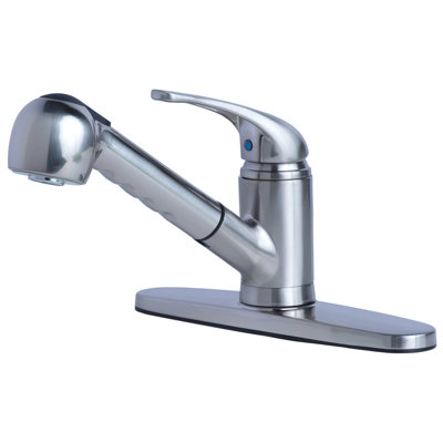 Laguna Brass Pull Out Kitchen Faucet