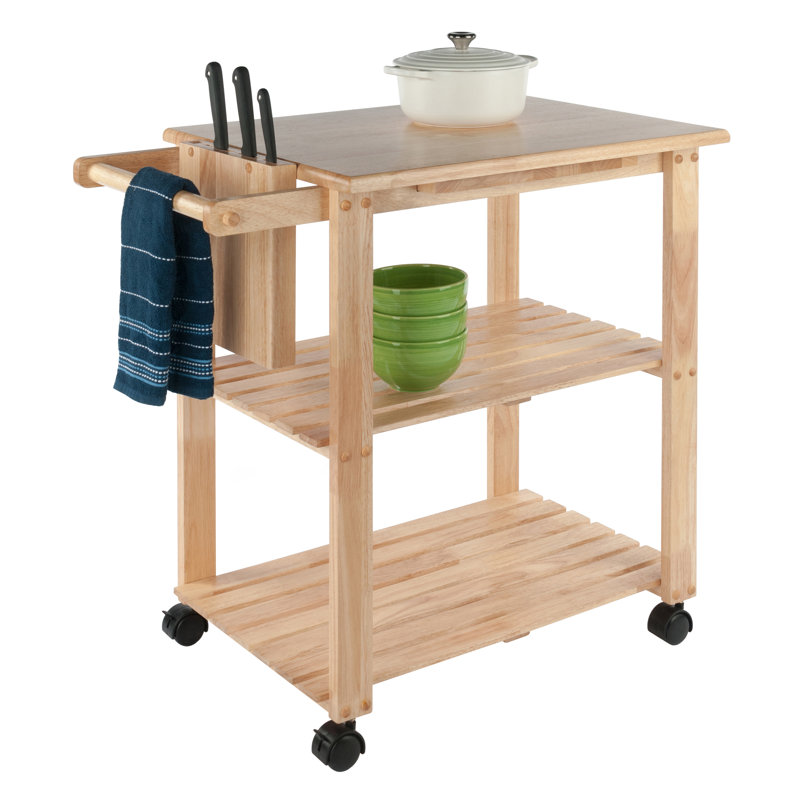 Baca Solid Wood Kitchen Cart