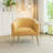 Chaise d'appoint en fourrure synthétique Caleigha-1228338455
