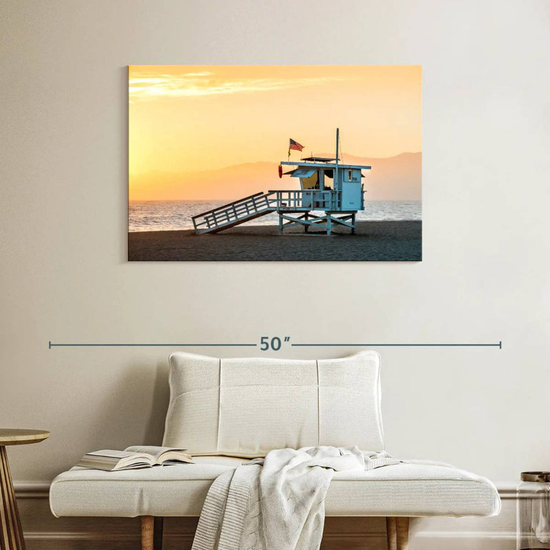 Gillard Dramatic Venice Beach Sunset, 26" H x 39" W