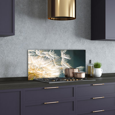 Linnaea 50cm W x 100cm L Glass Peel and Stick Panel