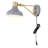 Aidia Iron Plug-in Swing Arm Sconce-1004214980