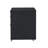 High Gloss & Black File Cabinet With 3 Drawers - , 18" X 22" 28"H, No Assembly Required, 62 Lb, Caster Wheels Present 3 Finish 18"X22"X28"H, Assembly, For Mobility