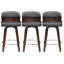 Tabouret de comptoir pivotant 26 po Bresha-94298559