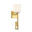 Applique murale 1 lumière Savoy House Quatrain en or véritable