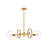 Alexandro 4 - Light Dimmable Sputnik Modern Linear Chandelier-63452543