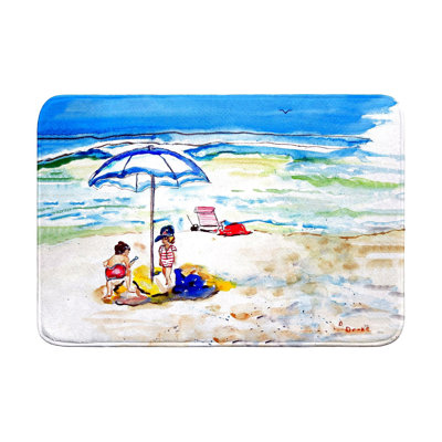 Tapis de jeu Jouant sur la plage