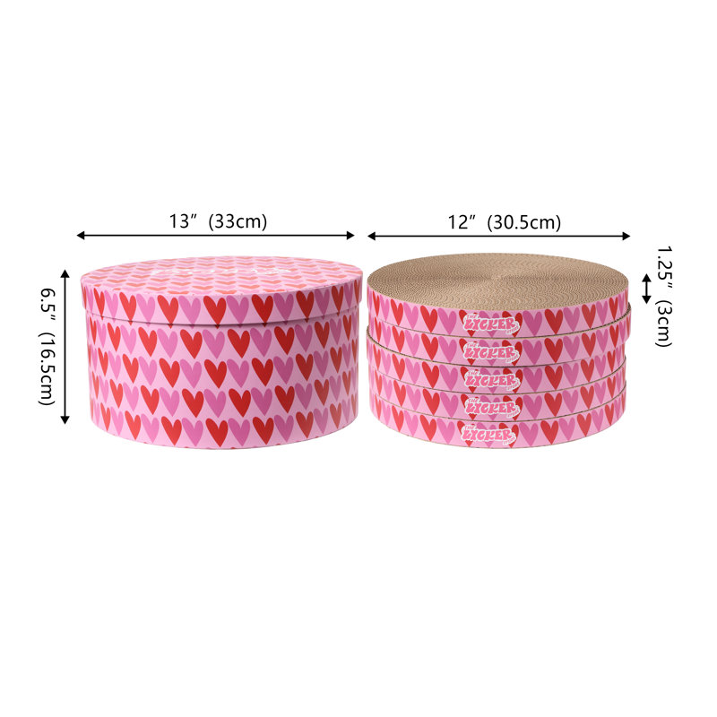 Grattoir d'Emmanouel, Rose/rouge