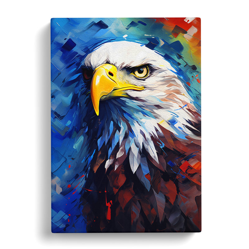 Eagle Abstract No.3 - Wrapped Canvas, 60cm H x 40cm W x 3cm D