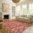 Machine Washable Indoor/Outdoor Chantille ACN2572 Floral Rug-554132772-554132759