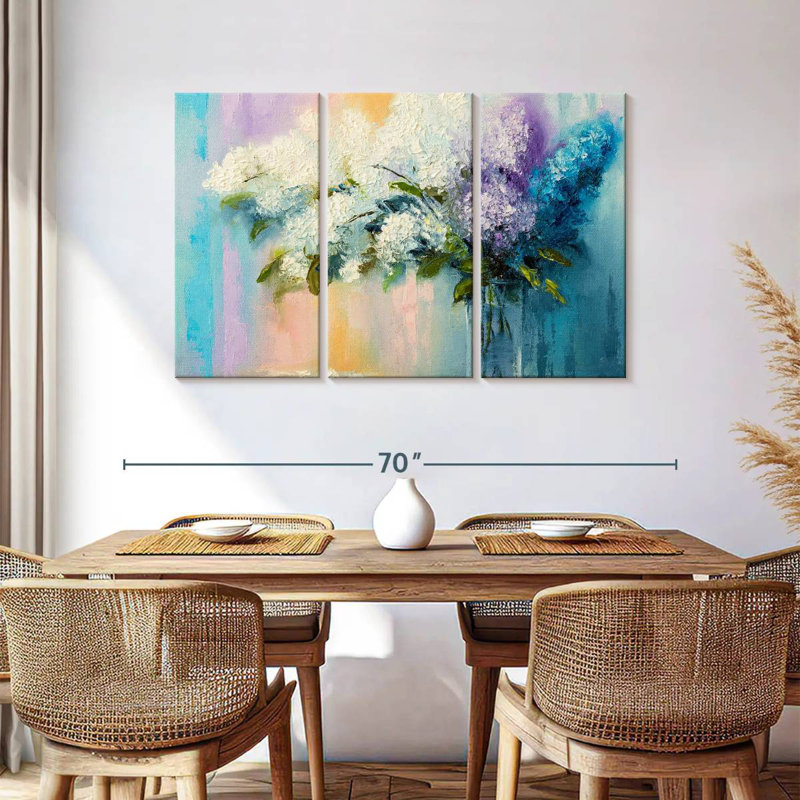 Harnek Lilacs, 36" H x 57" W