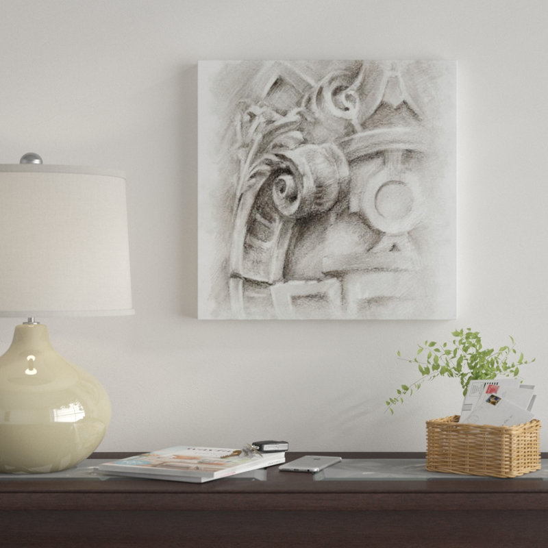 « frise study i », reproduction d’art sur toile, H 26 po x l 26 po x P 1,5 po