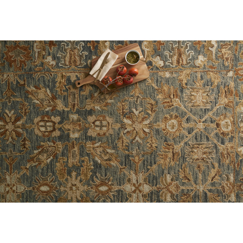 Asan Hand Hooked Wool Oriental Indoor Rug, Rectangle 2'3" x 3'9"