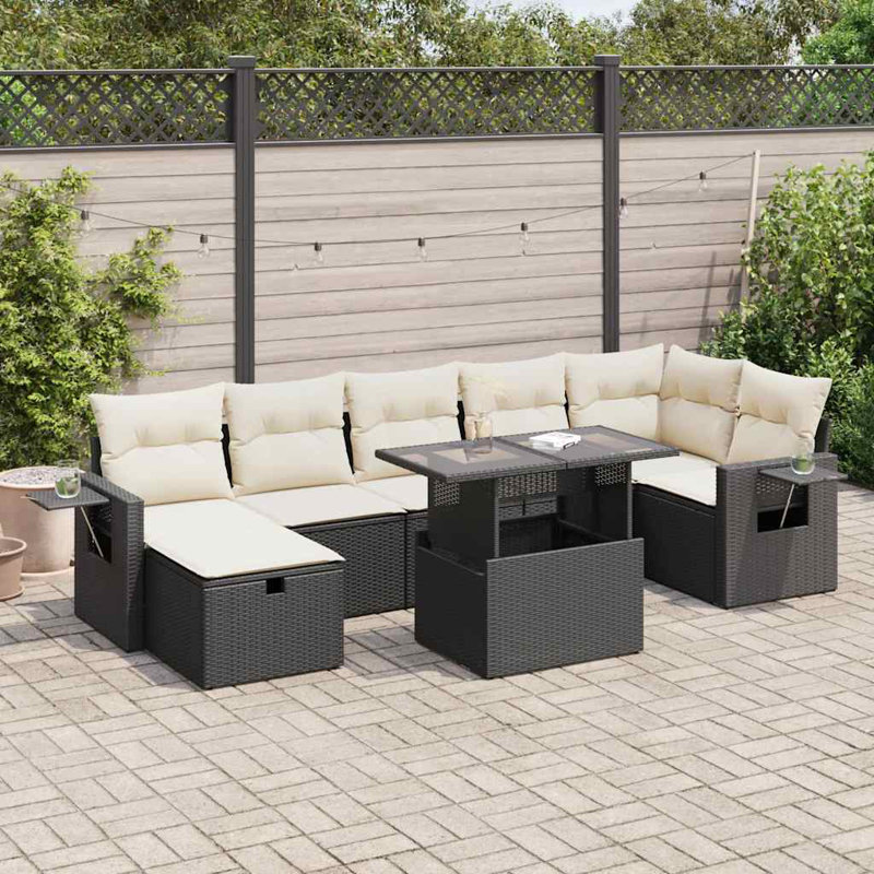 Ensemble de canapé de jardin Vidaxl PE
