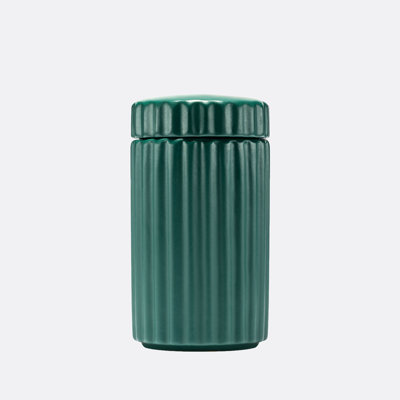 Ceramic Treat Jar With Snap On Lid