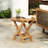 Foldable Outdoor Table, Wood With Finish, And Lightweight, Fits Tiny Spaces In Tight