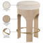 Tabouret de comptoir rembourré en velours Bocceli-1008462367-1008462365