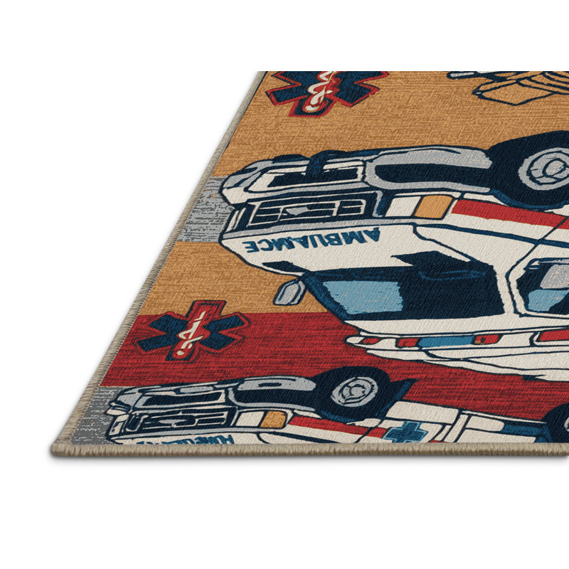 Tapis de transport brun lavable à la machine, Tapis de couloir 2 pi x 4 pi