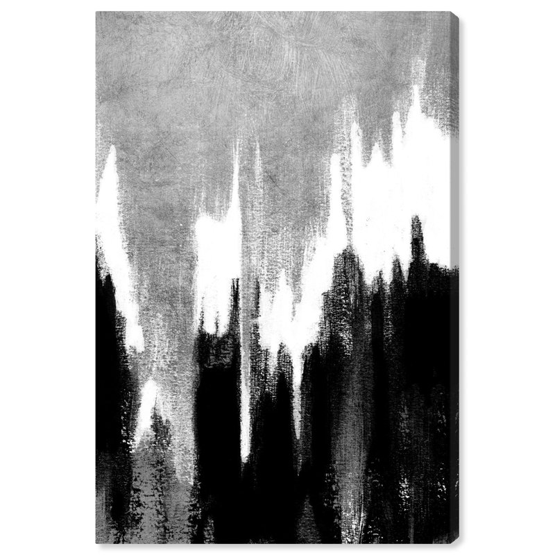 Adore argent - reproduction d'art sur toile, Toile tendue, H 45 po x l 30 po