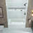 Woodbridge 60” X 32” 4-piece Direct-to-stud Alcove Tub Surround,1-3/4 Inch (44mm) Thick, With Soaking Bathtub Combo In White-118758868