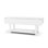 Bimini Drop Leaf Table, Whitewash