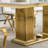 Granit Unfinished Metal Base Dining Table-99841142-99841143