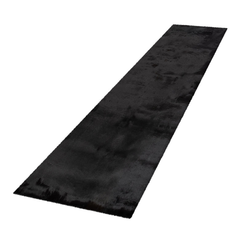 Thrapst Solid Colour Shag Area Rug, Runner 80cm x 300cm