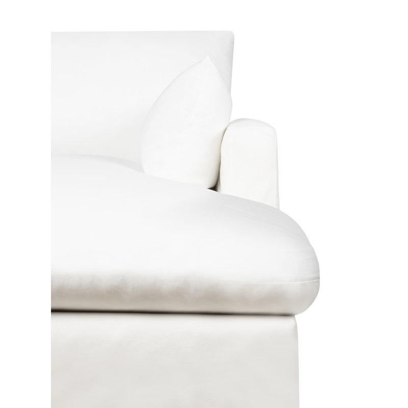 Méridienne Luna, Sergé blanc classique