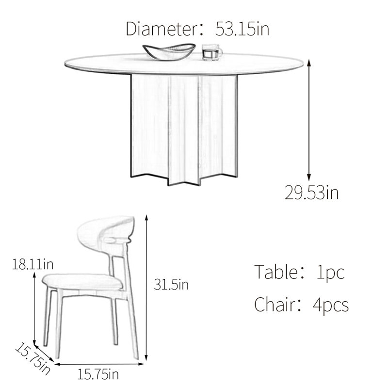 Kleiber, 29.53"H x 53.15"L x 53.15"W