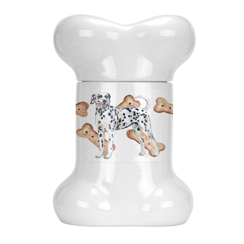 Pot à animaux en forme d’os dalmatien