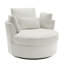 Fauteuil pivotant rembourré avec coussins Niama-1314277820