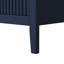 Commode cannelée à 6 tiroirs Modern Blue