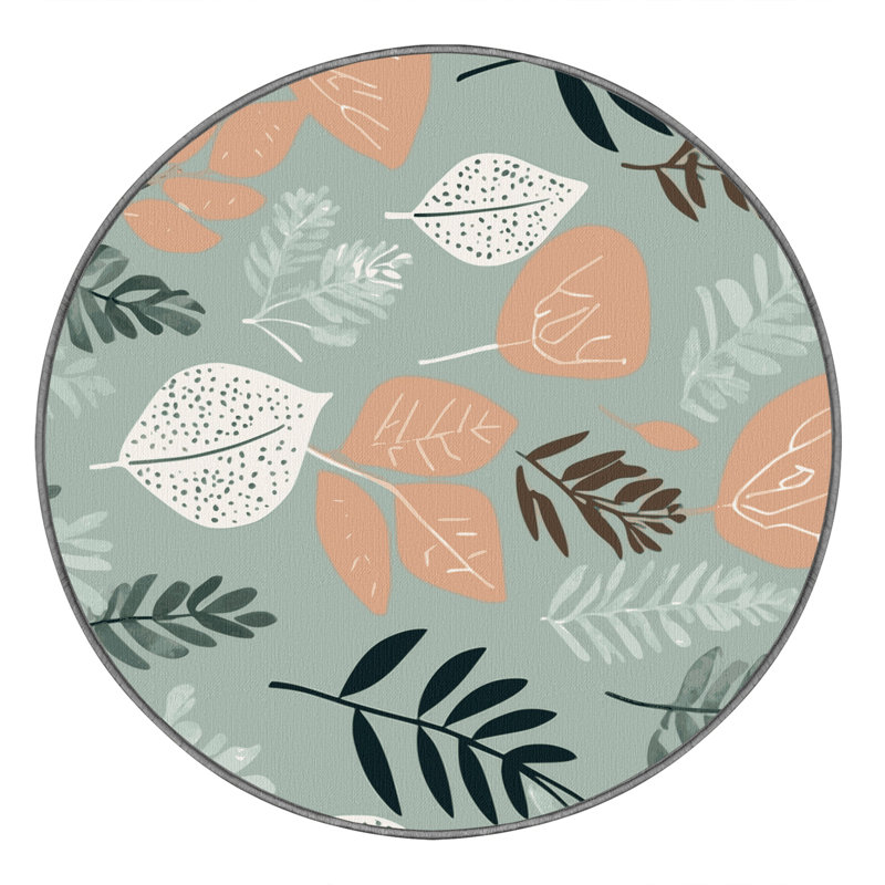 Sunset Vines Rug, Round 6'