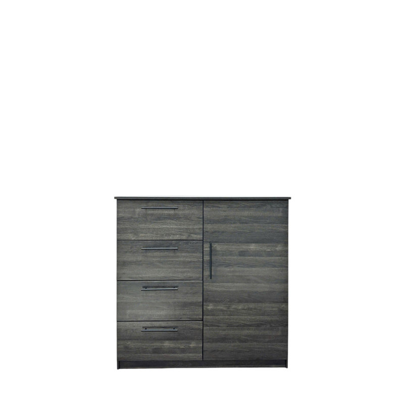 Commode Robin en gris, Gris