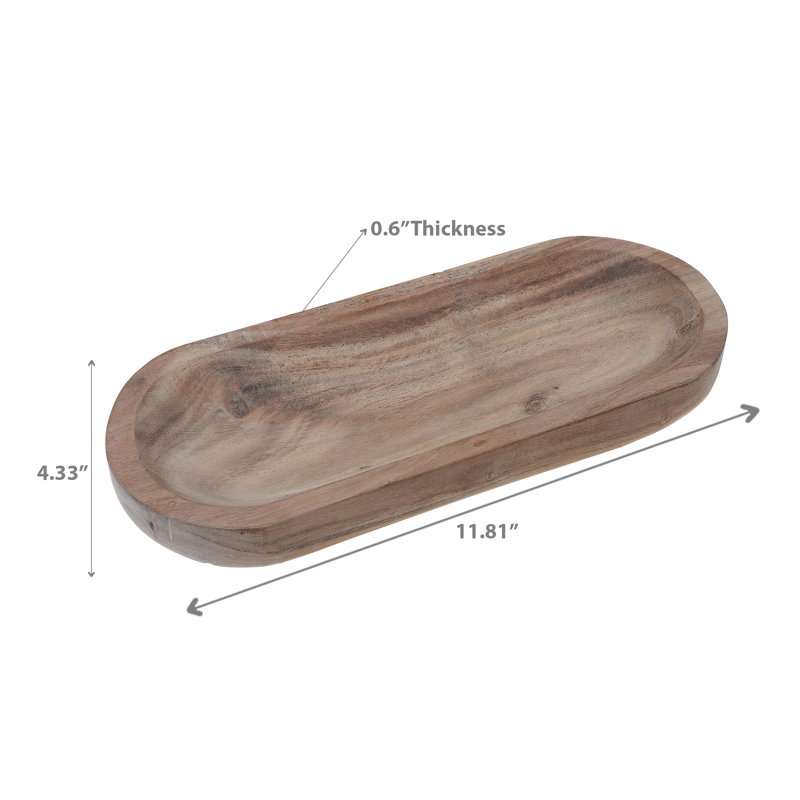 Planche de service biseautée en bois d'acacia