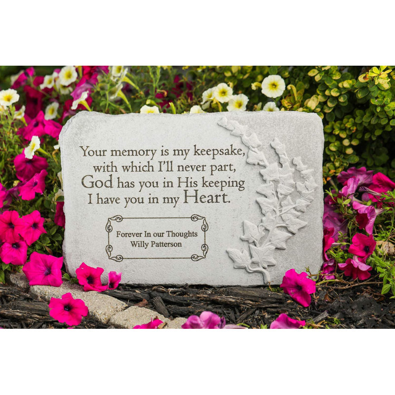 Weather Resistant Concrete Garden Stone, Yes