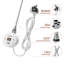 8.5*4.2cm, Smart Dual-Control WiFi Digital Display Heating Tube Thermostat, White-113716712